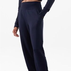 Athleta Women's Dark Blue Coaster Luxe High Rise Jogger